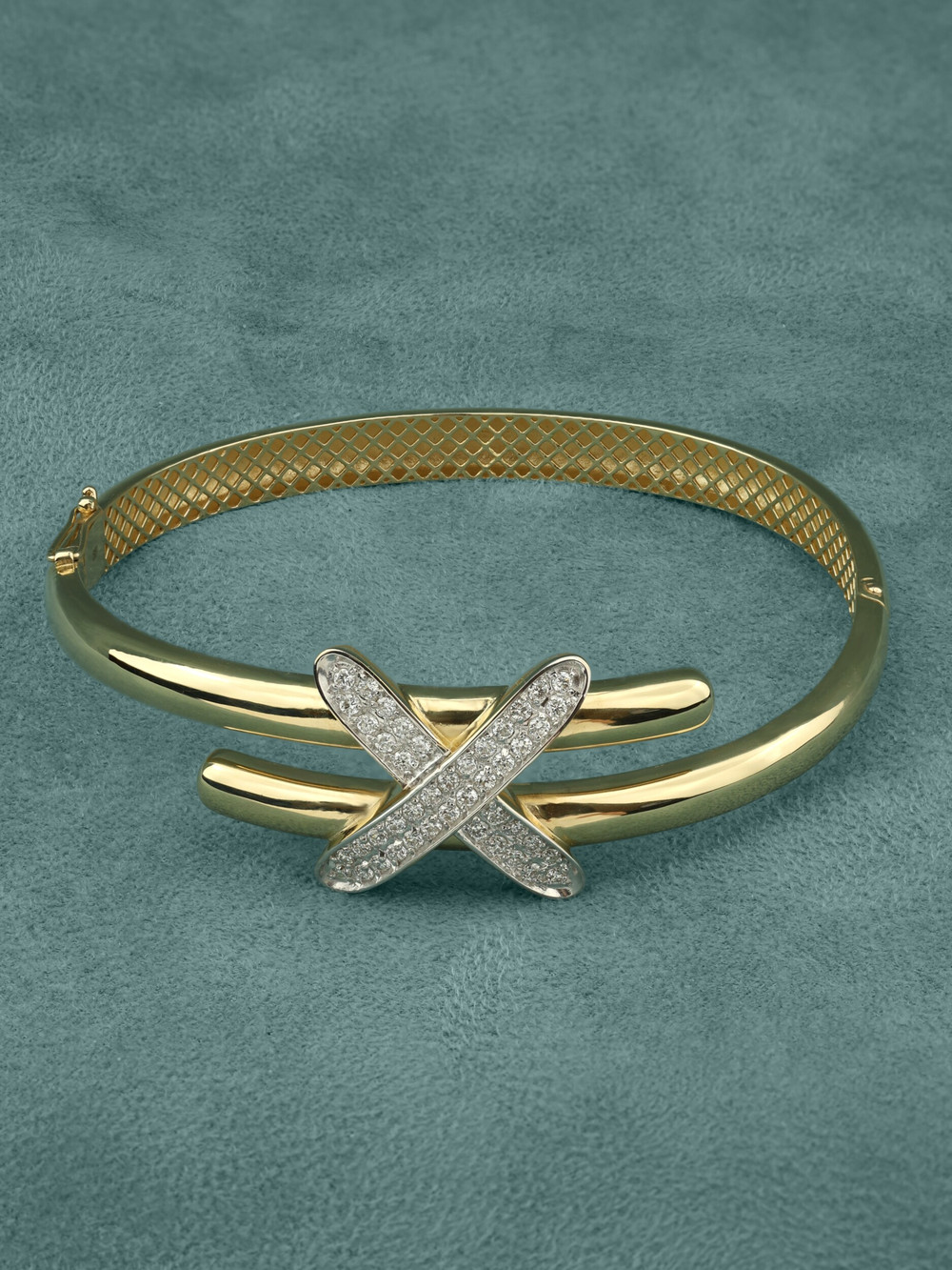 Браслет из лимонного золота c бриллиантами