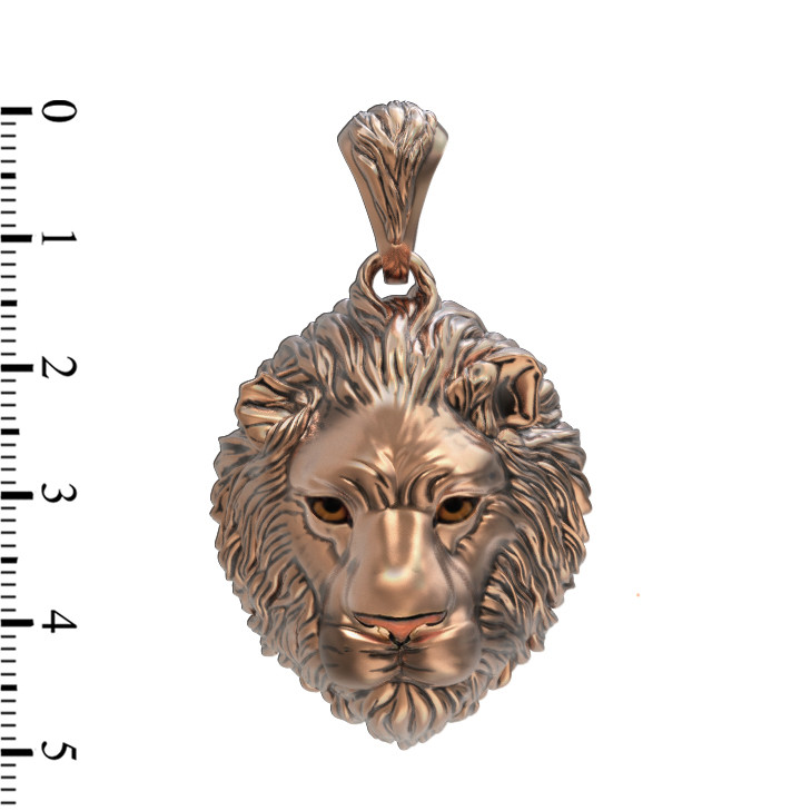 Подвеска из золота c эмаль