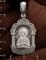 Образок из белого золота