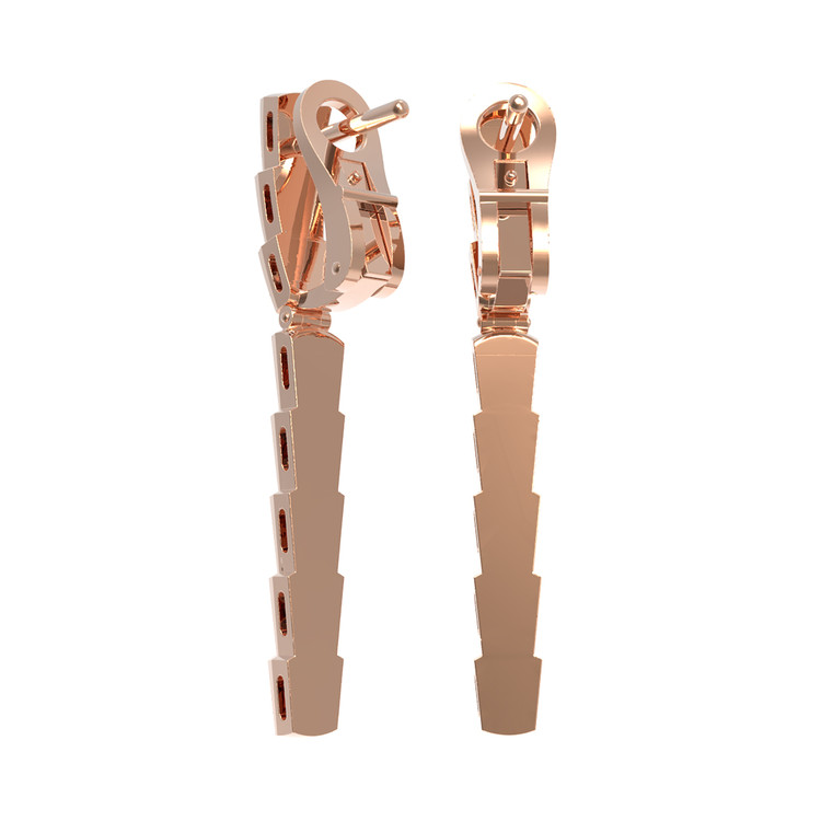 Серьги из золота c ониксом