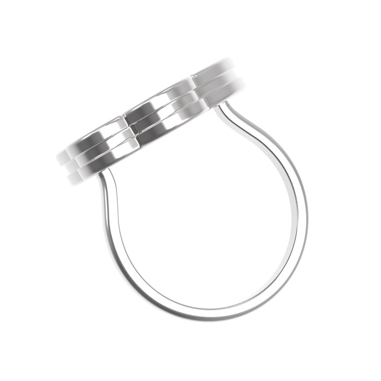 Кольцо из белого золота c лазуритом