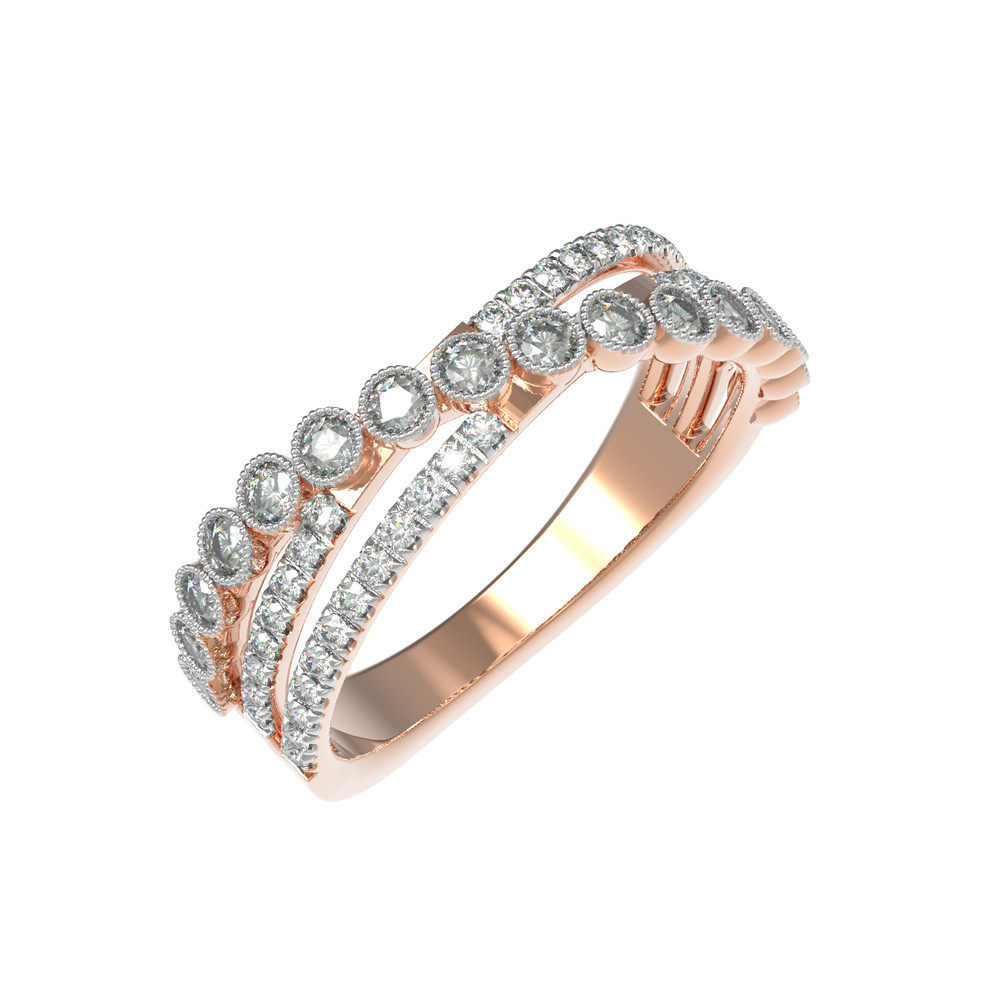 Кольцо из золота c бриллиантами