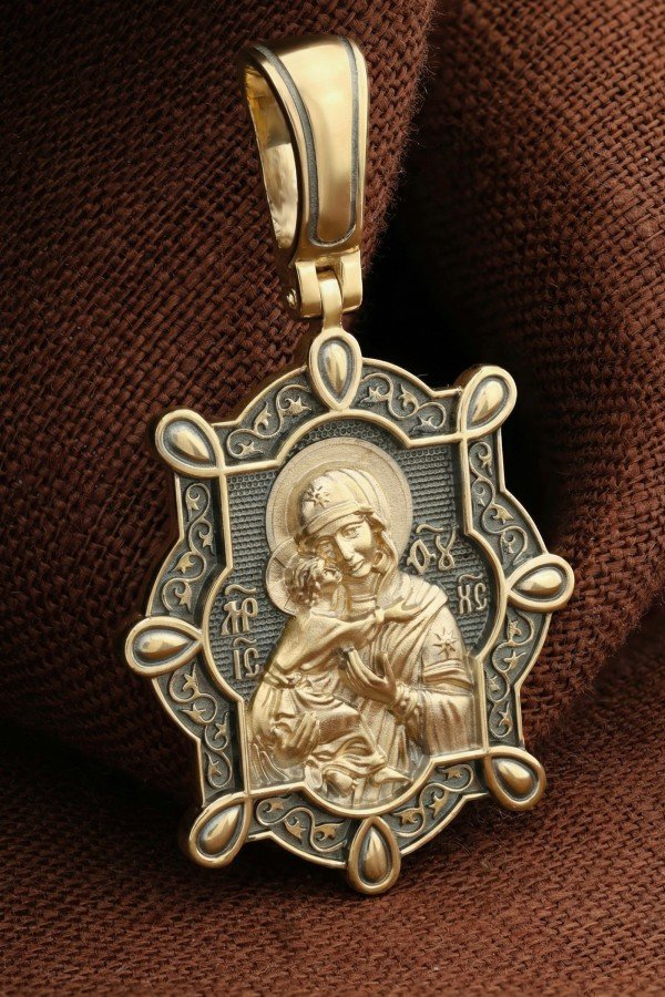 Образок из лимонного золота