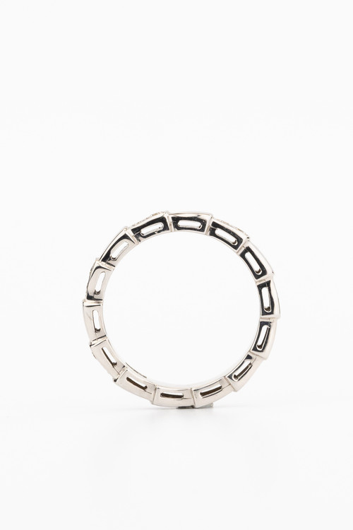 Кольцо из белого золота c бриллиантами