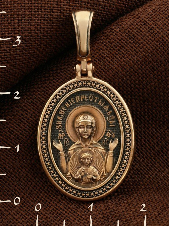 Образок из золота