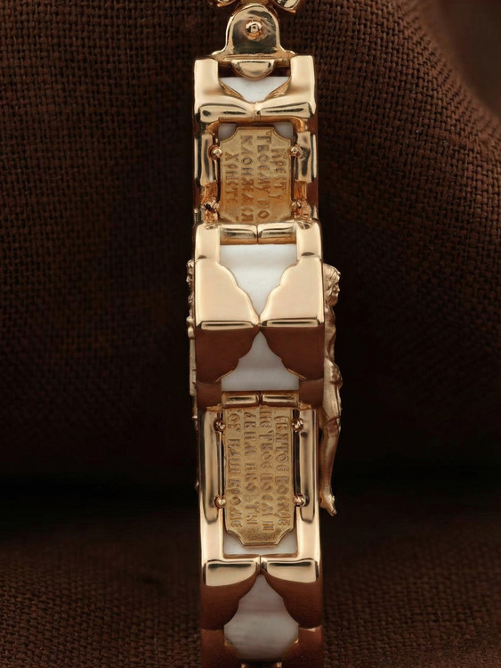 Крест из золота c бивнем мамонта