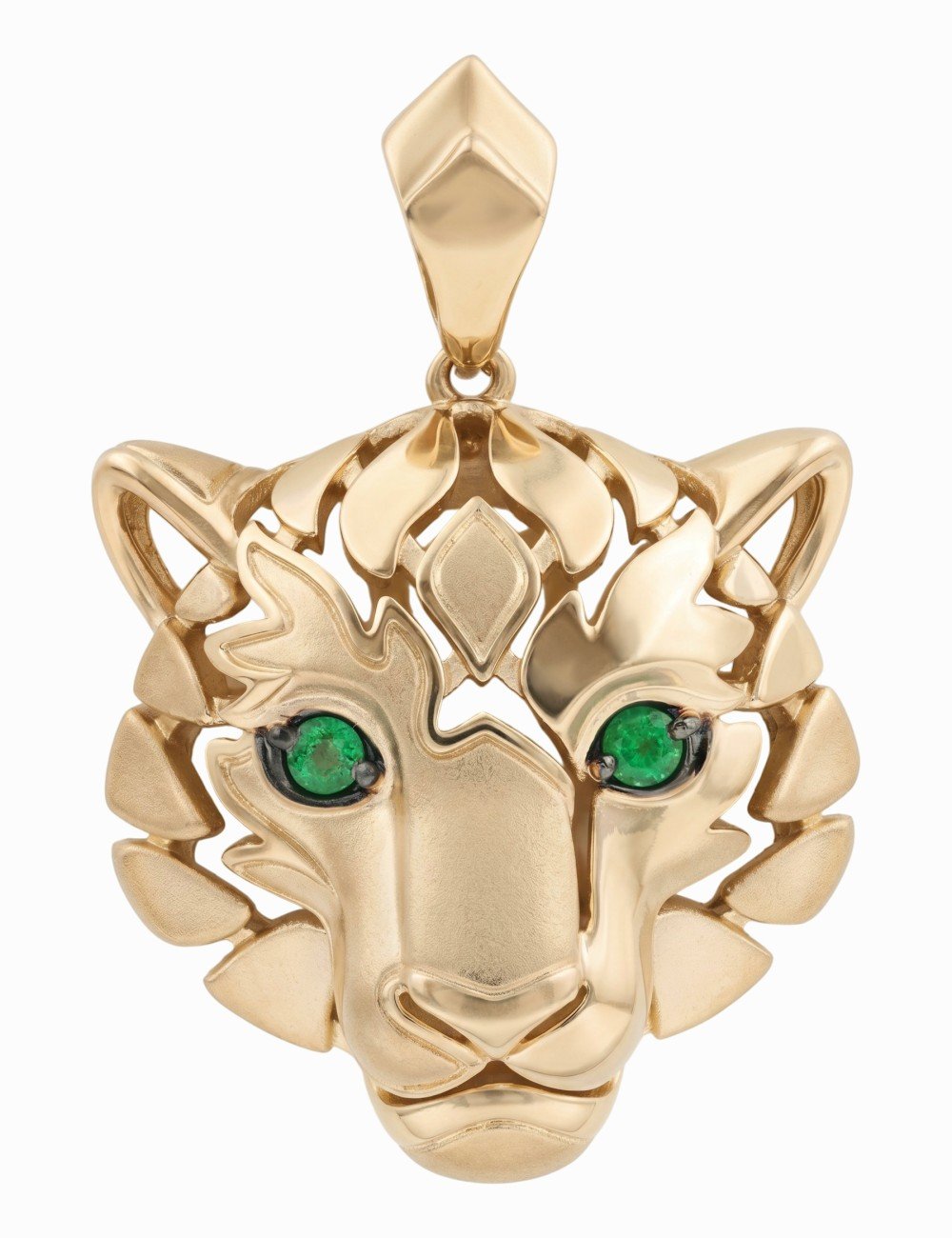 Подвеска из золота c изумрудом