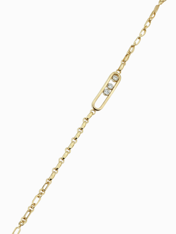 Браслет из лимонного золота c бриллиантами