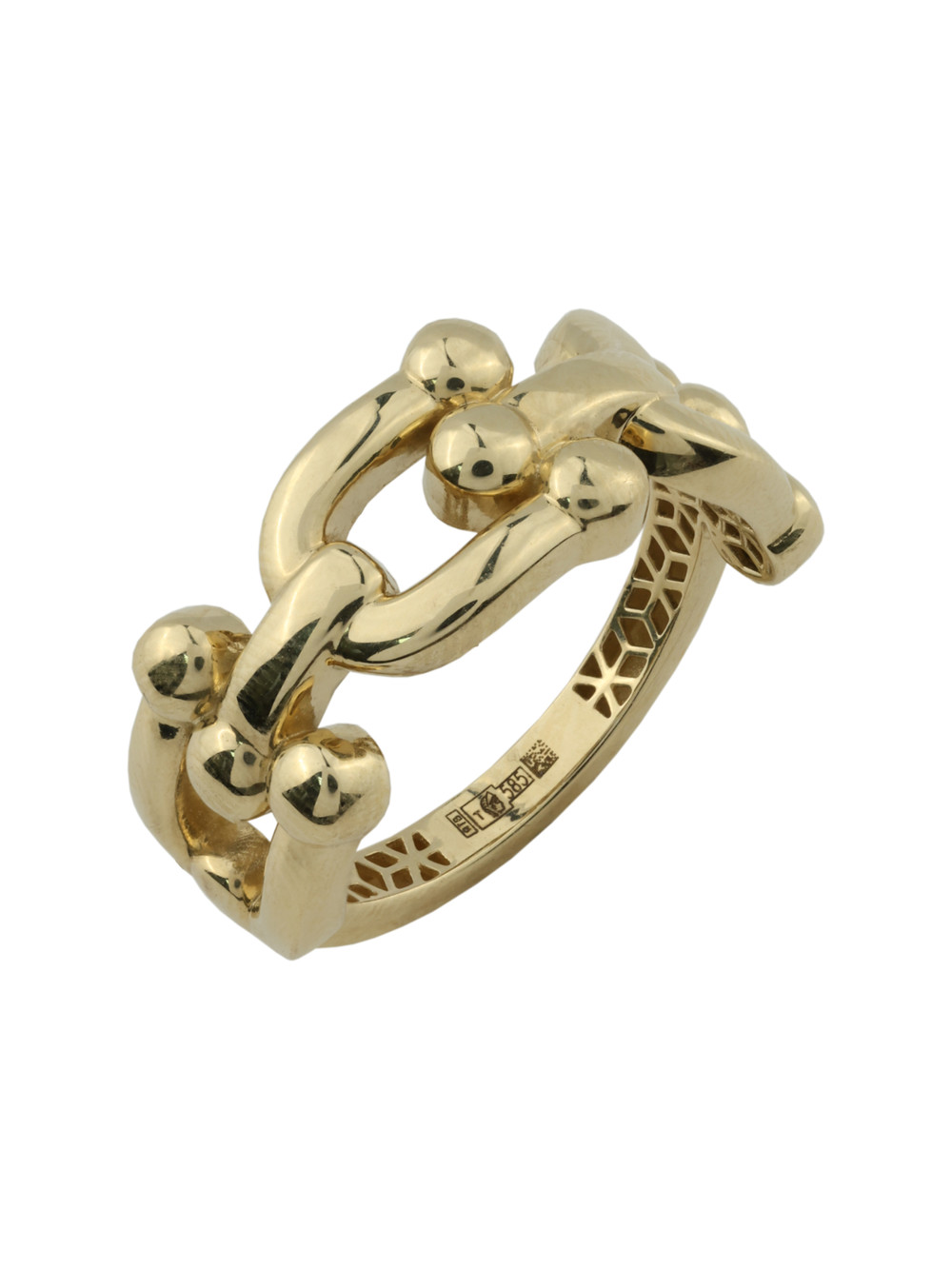 Кольцо из лимонного золота