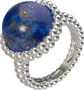 Кольцо из белого золота c лазуритом