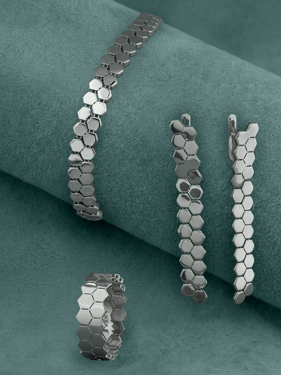 Браслет из белого золота