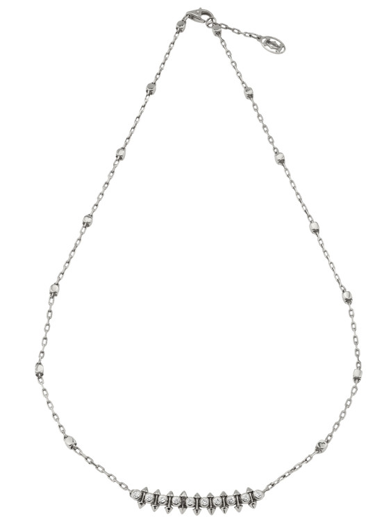 Колье из белого золота c бриллиантами