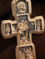 Крест из золота 585 пробы
