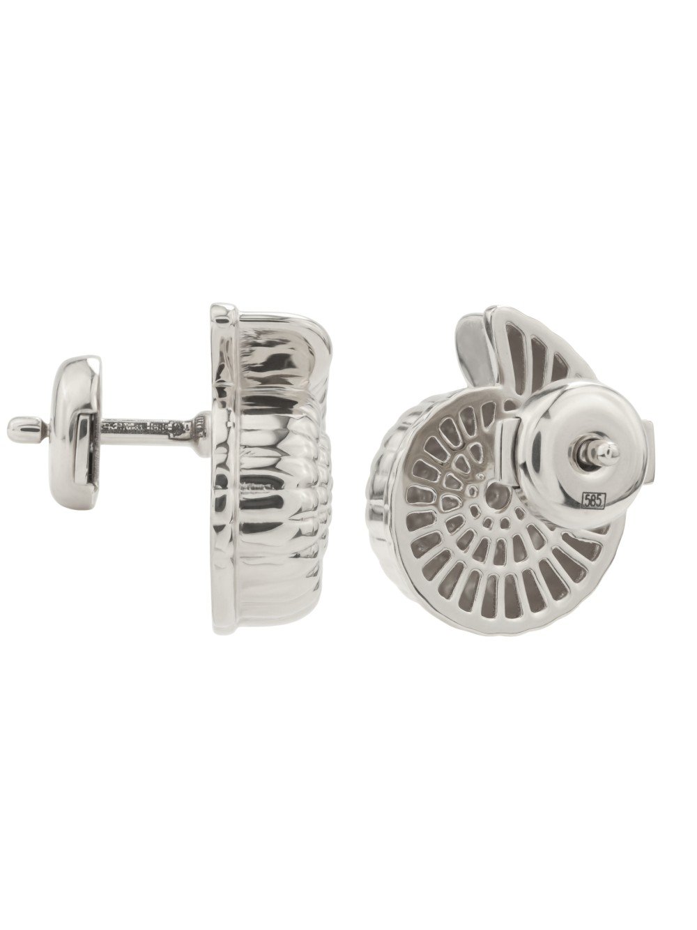 Серьги из белого золота