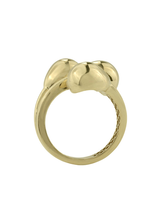 Кольцо из лимонного золота