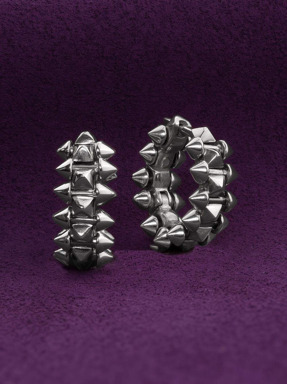 Серьги из белого золота