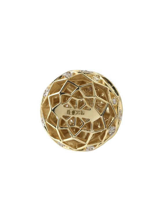 Подвеска из лимонного золота c бриллиантами