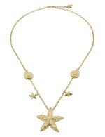 Колье из лимонного золота