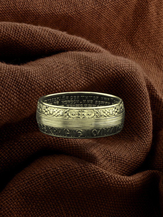 Кольцо из лимонного золота