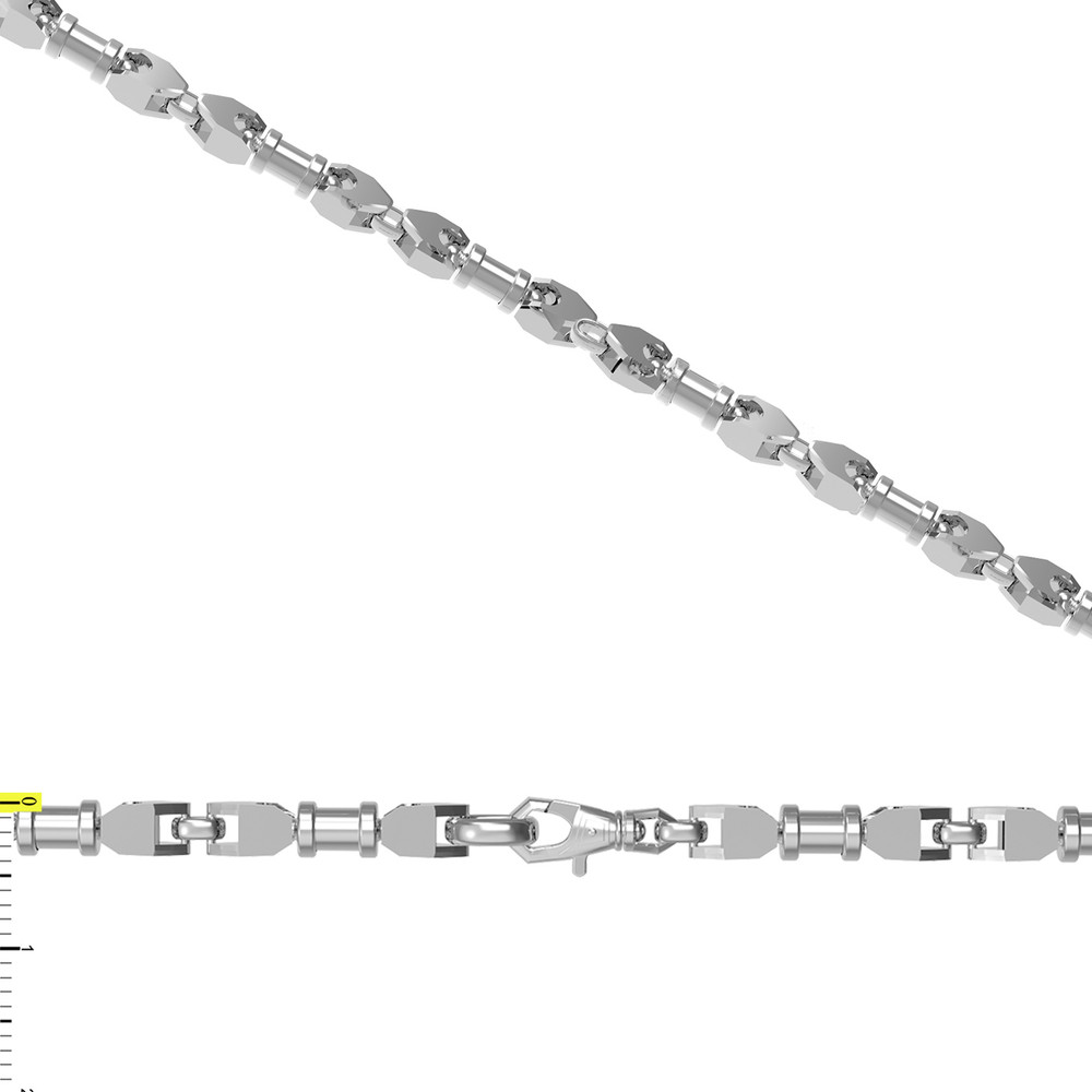 Цепь из белого золота