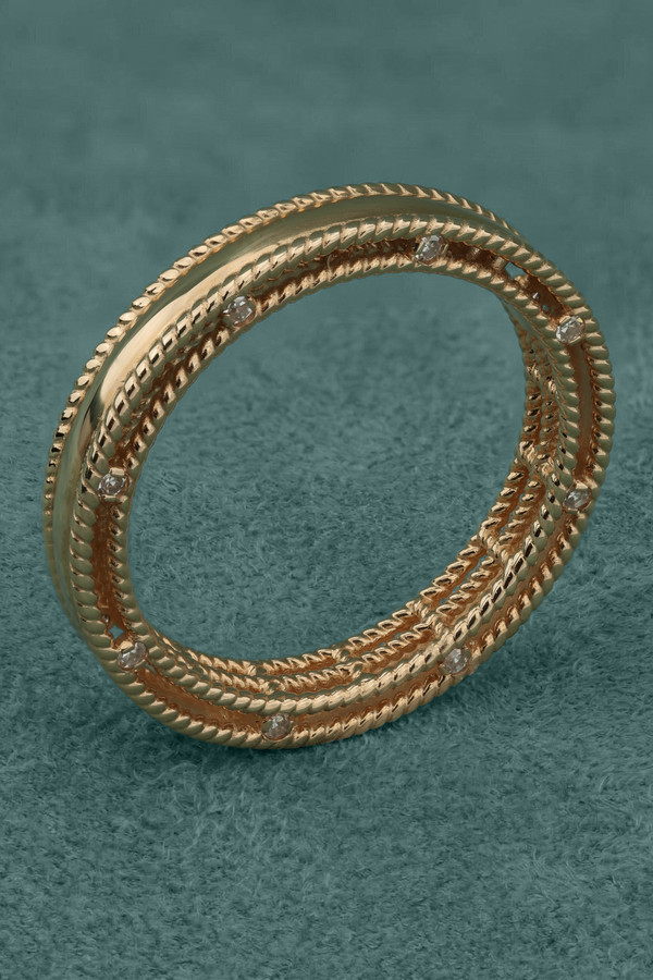 Кольцо из золота c бриллиантами