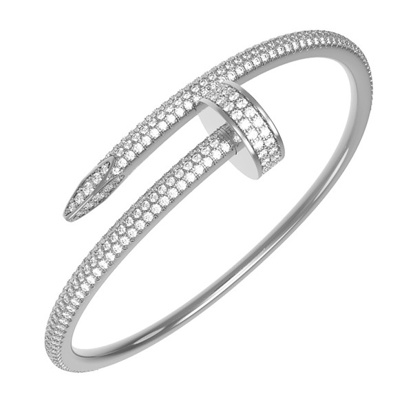 Браслет из белого золота c бриллиантами