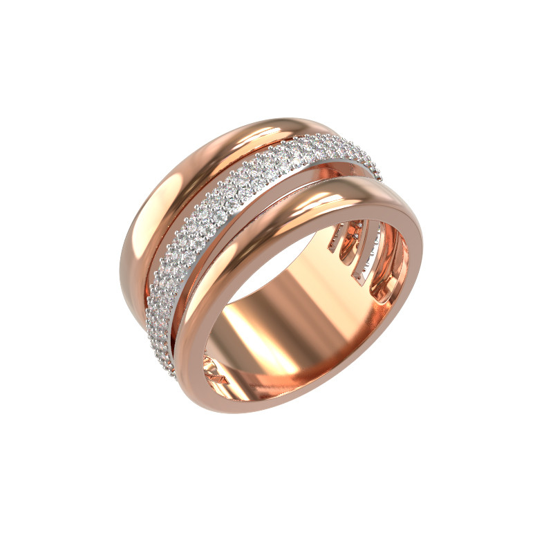 Кольцо из золота c бриллиантами