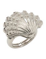 Кольцо из белого золота c рубином