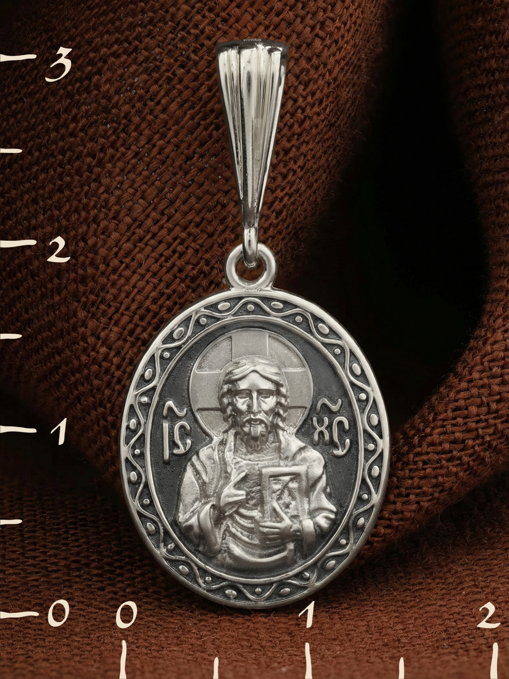 Образок из белого золота