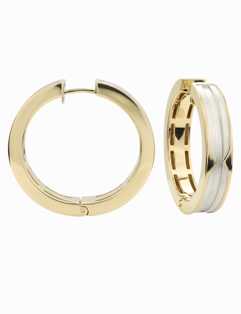 Серьги из лимонного золота c рубином