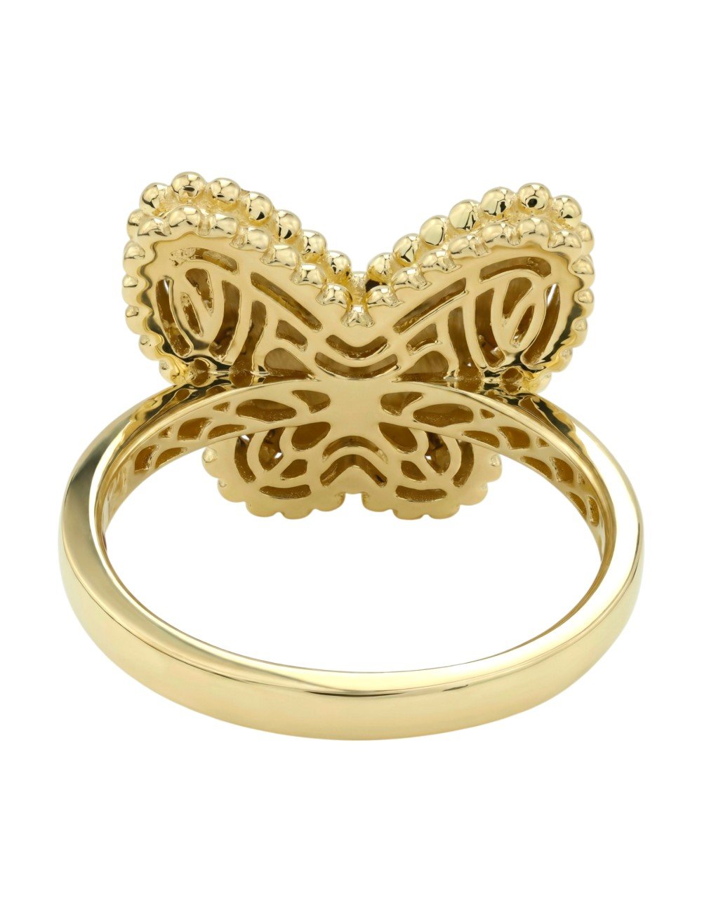 Кольцо из лимонного золота c рубином