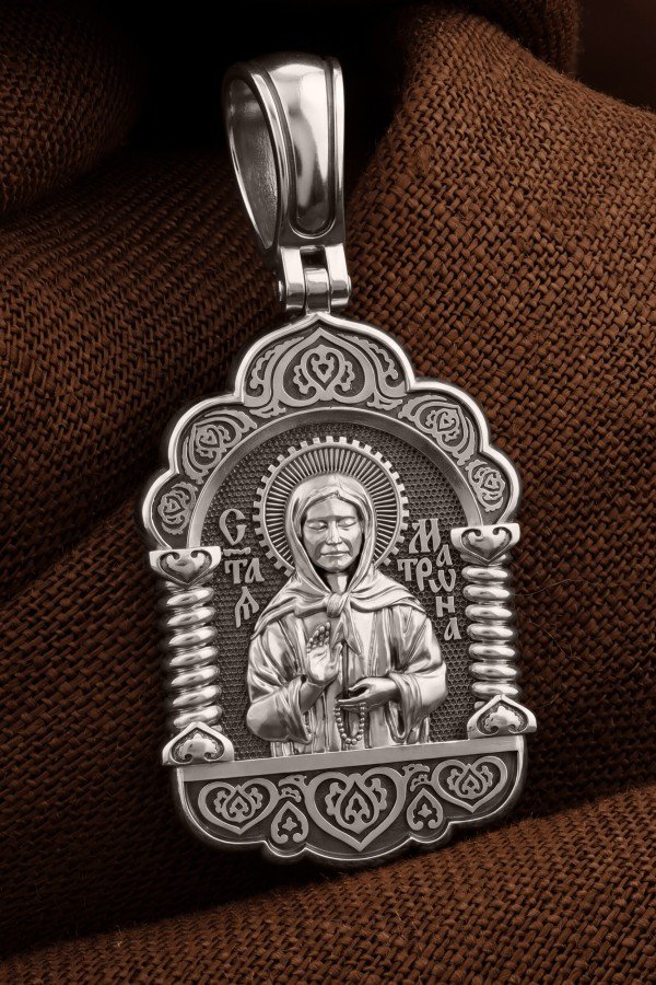 Образок из белого золота