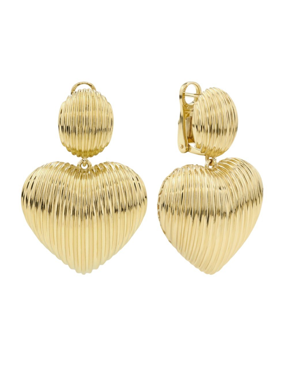 Серьги из лимонного золота