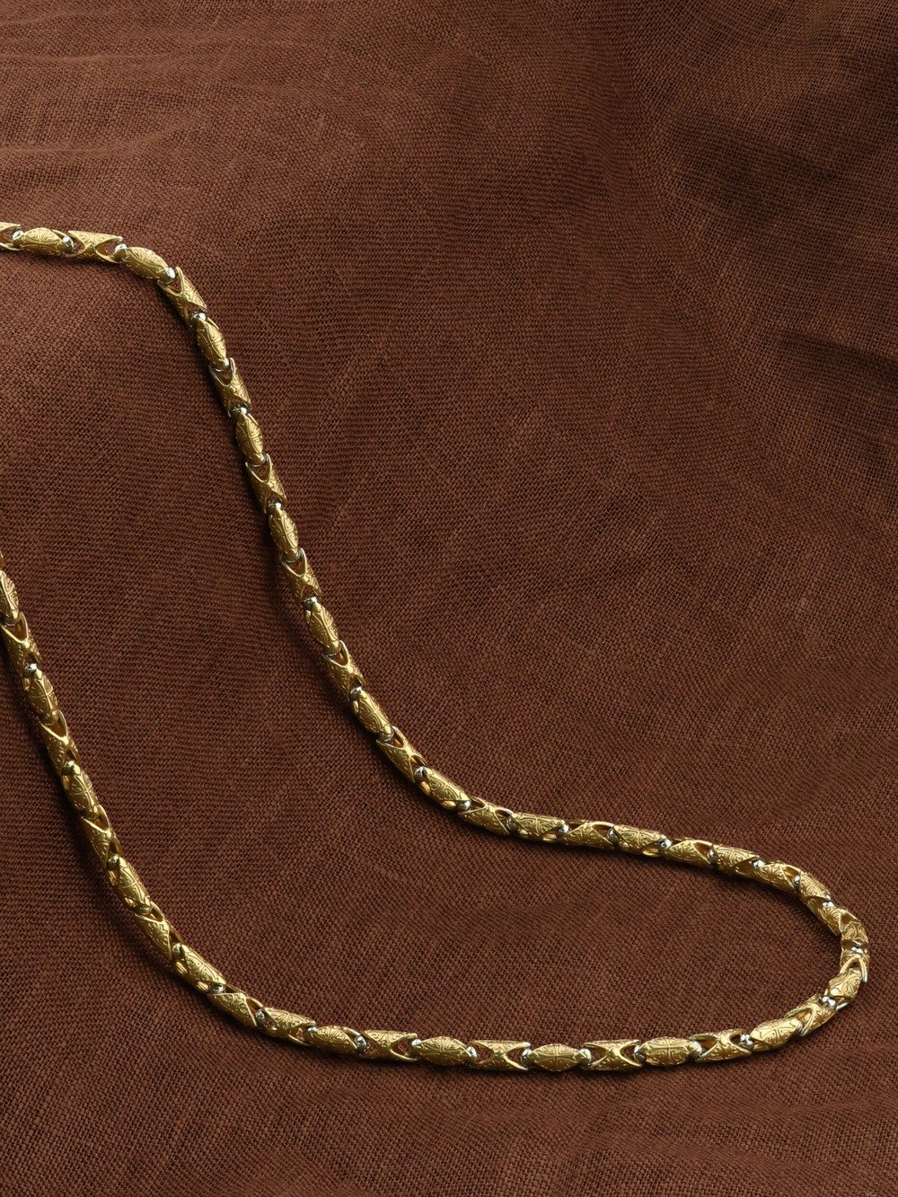 Цепь из лимонного золота