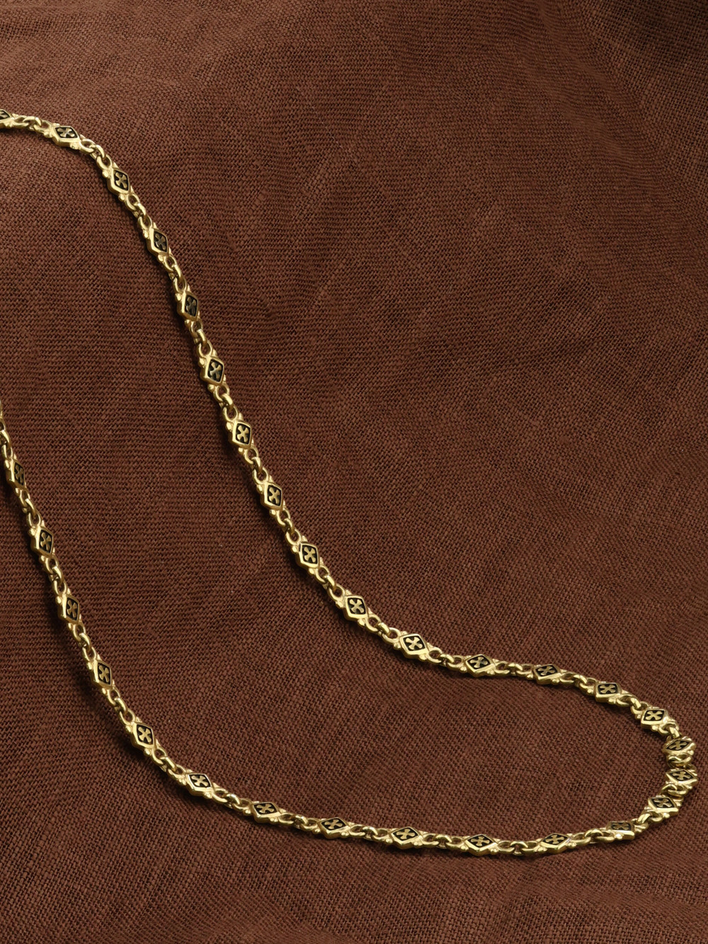 Цепь из лимонного золота