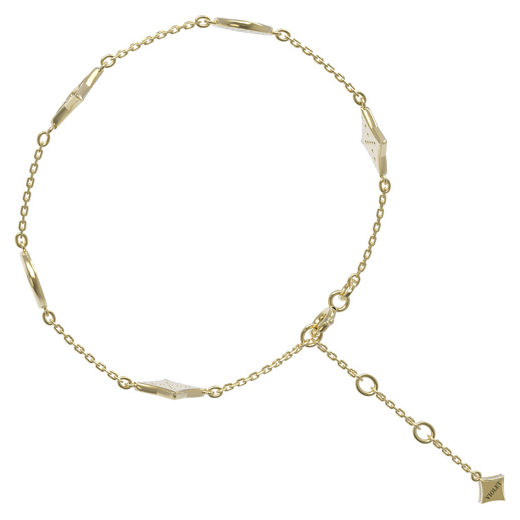 Браслет из лимонного золота c бриллиантами