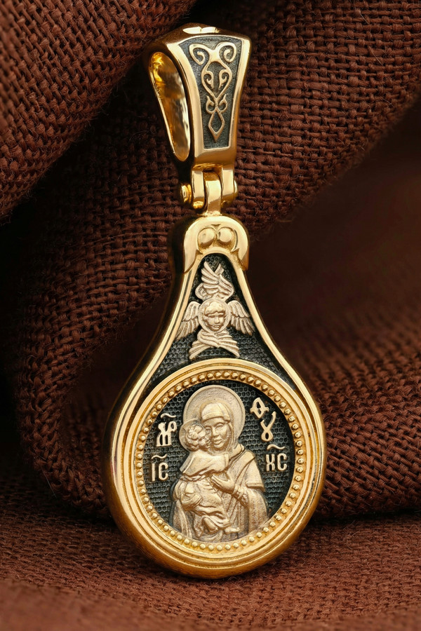 Образок из лимонного золота