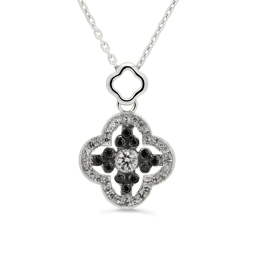 Колье из белого золота c бриллиантами