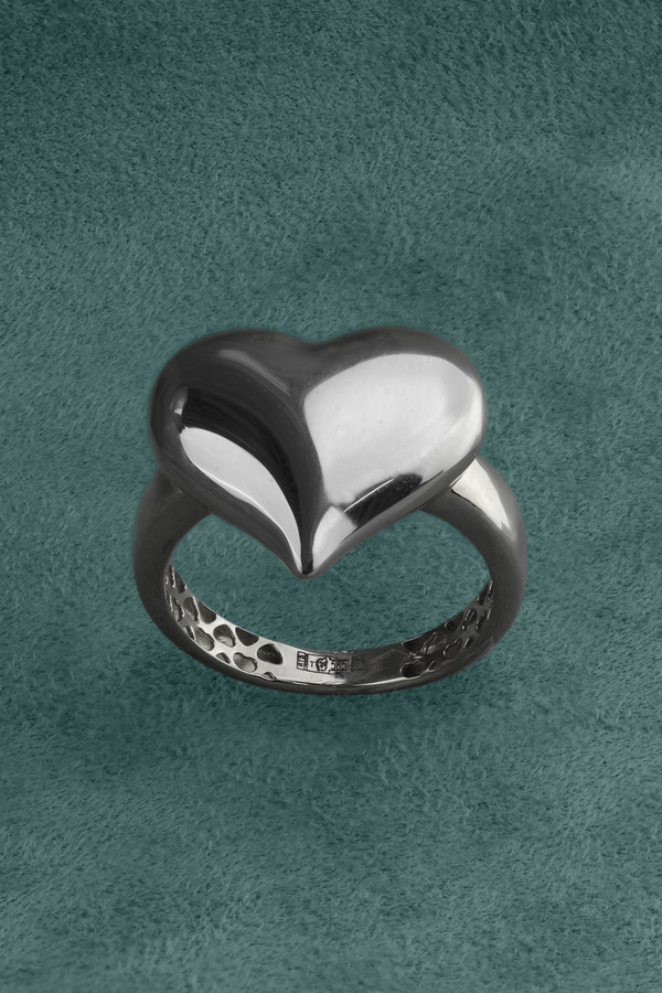 Кольцо из белого золота