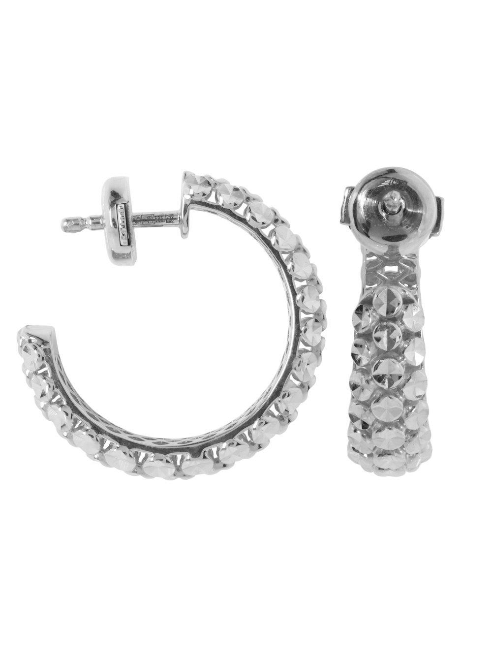 Серьги из белого золота