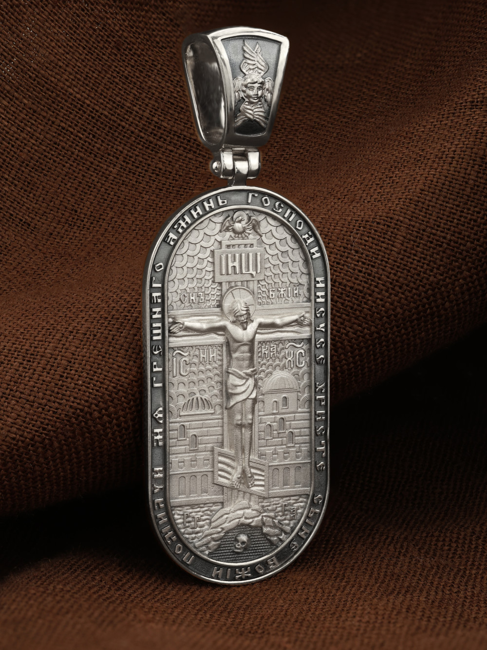 Образок из белого золота