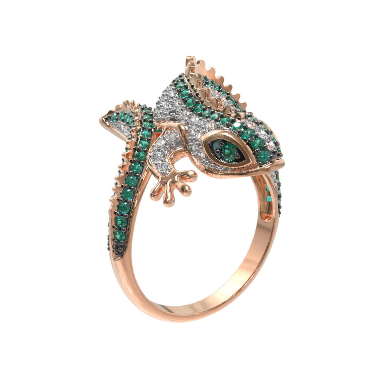 Кольцо из золота c фианитом