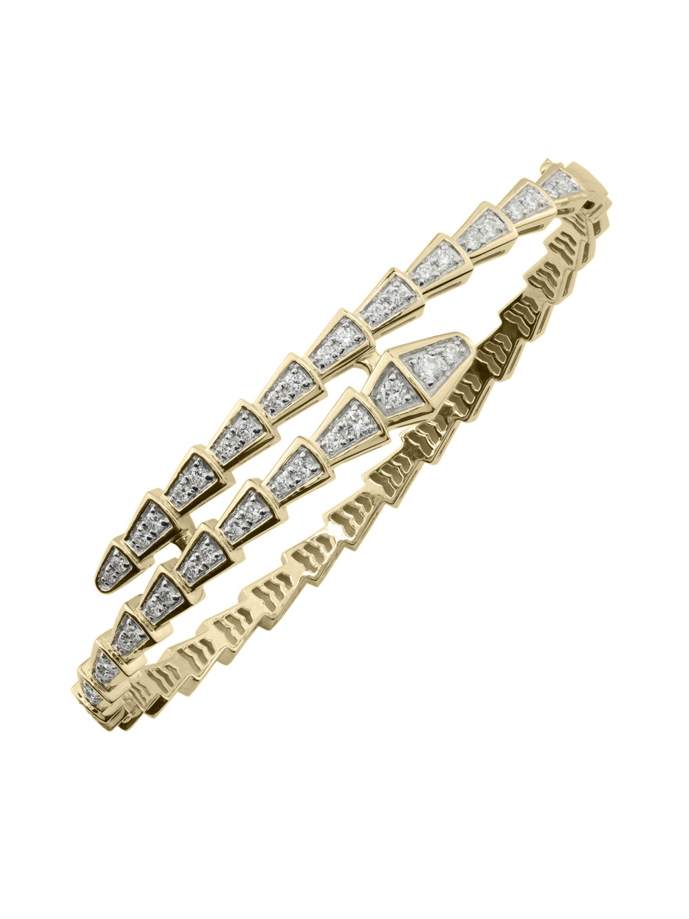 Браслет из лимонного золота c бриллиантами