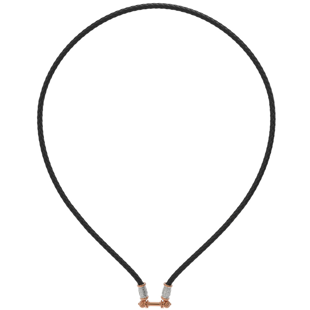 Шнурок кожаный из золота c кожаным шнурком