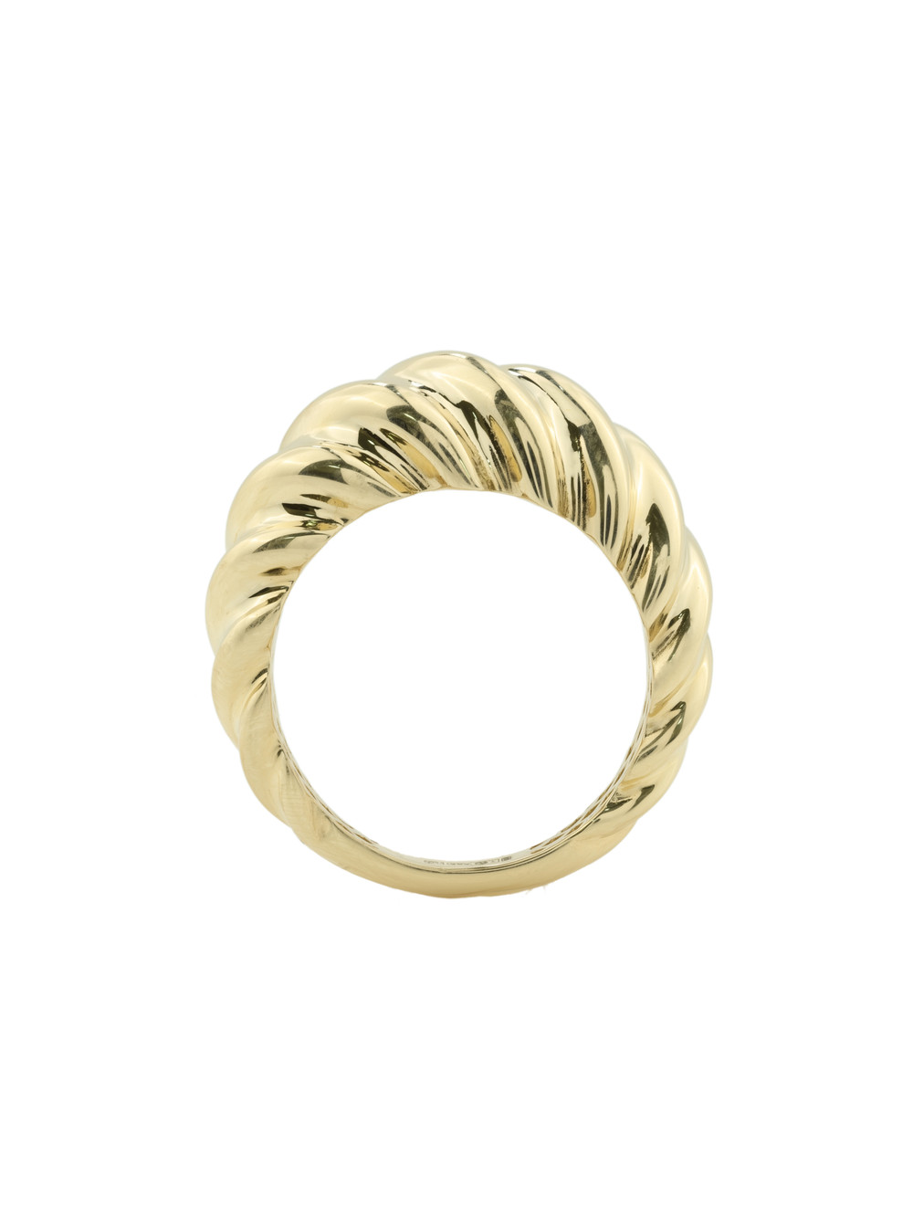 Кольцо из лимонного золота