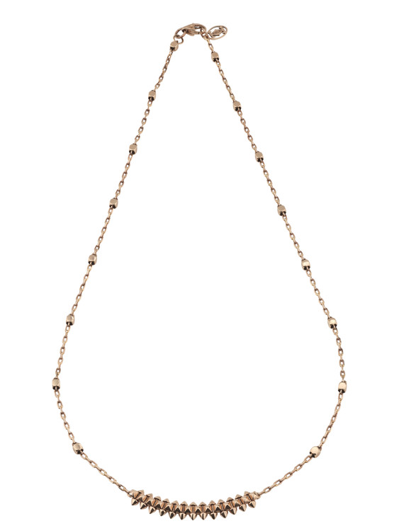 Колье из розового золота