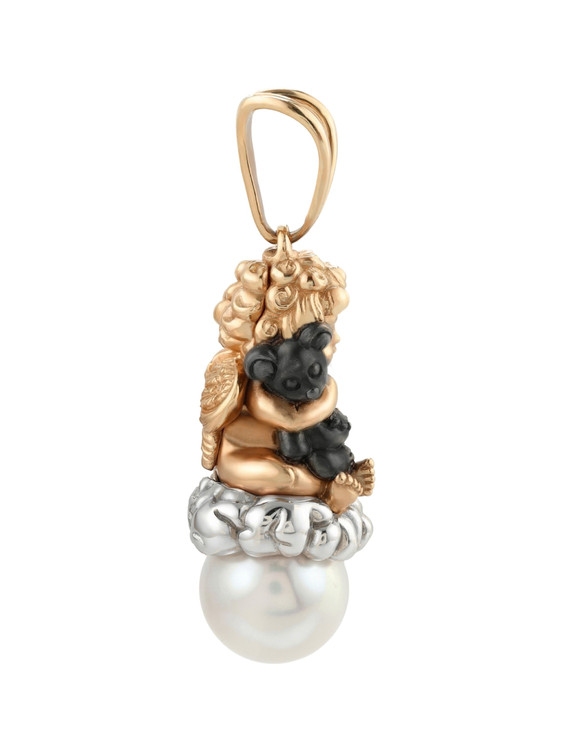 Подвеска из золота c жемчугом