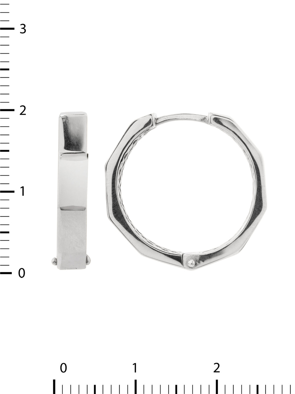 Серьги из белого золота