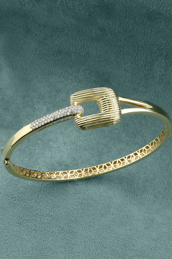 Браслет из лимонного золота c бриллиантами