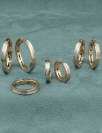 Серьги из золота c рубином